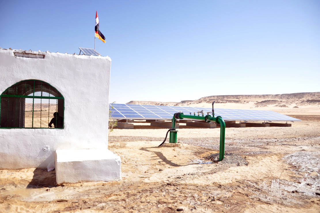 37KW solar water pump system project in Egypt
