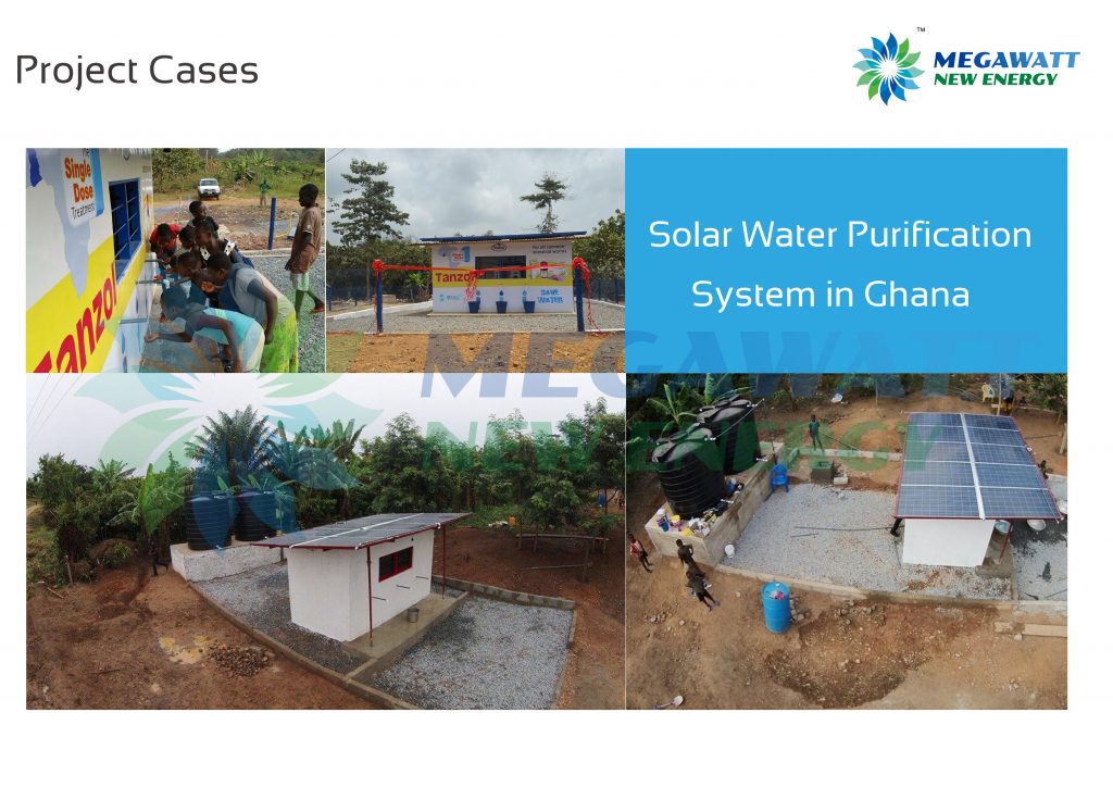 8 Images Tell You How MNE Solar Water Purification System Works.
